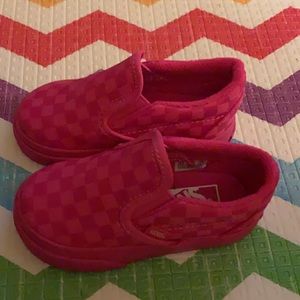 Toddler Vans Slip On Tonal Checkerboard Skate Shoes